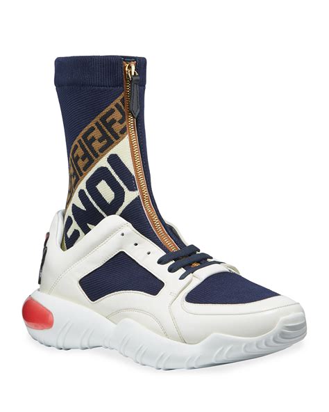fendi sock sneakers mens